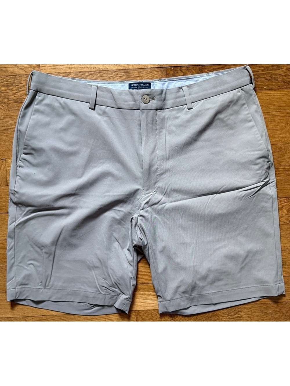 36x8 - Men - Peter Millar Crown Crafted Gray Shorts
